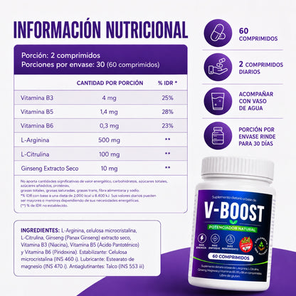 V-BOOST | POTENCIADOR NATURAL